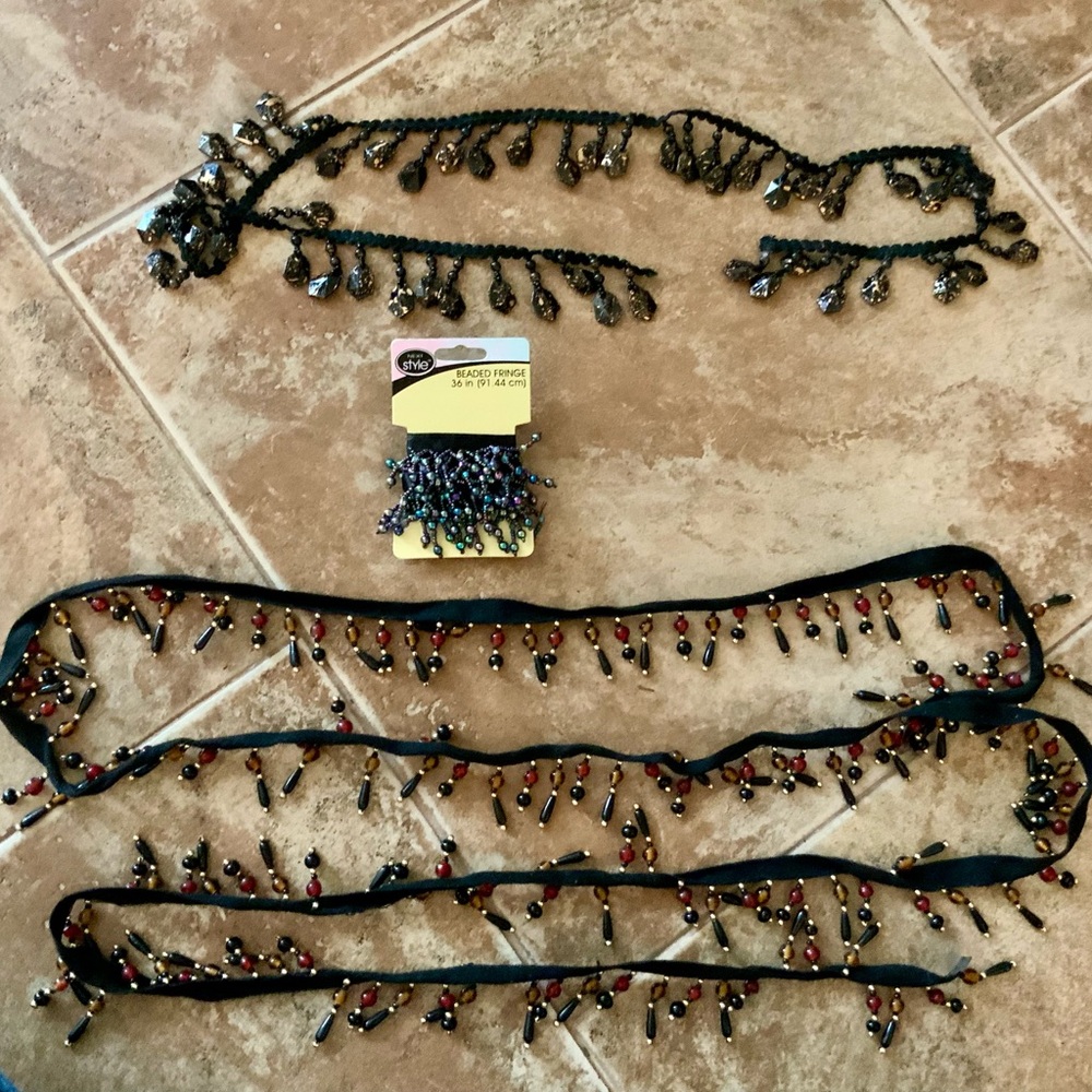 NWT…Beaded Trim lot